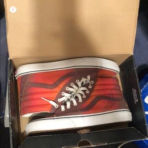 RARE Custom Culture SK8 Hi Vans Size 10.5